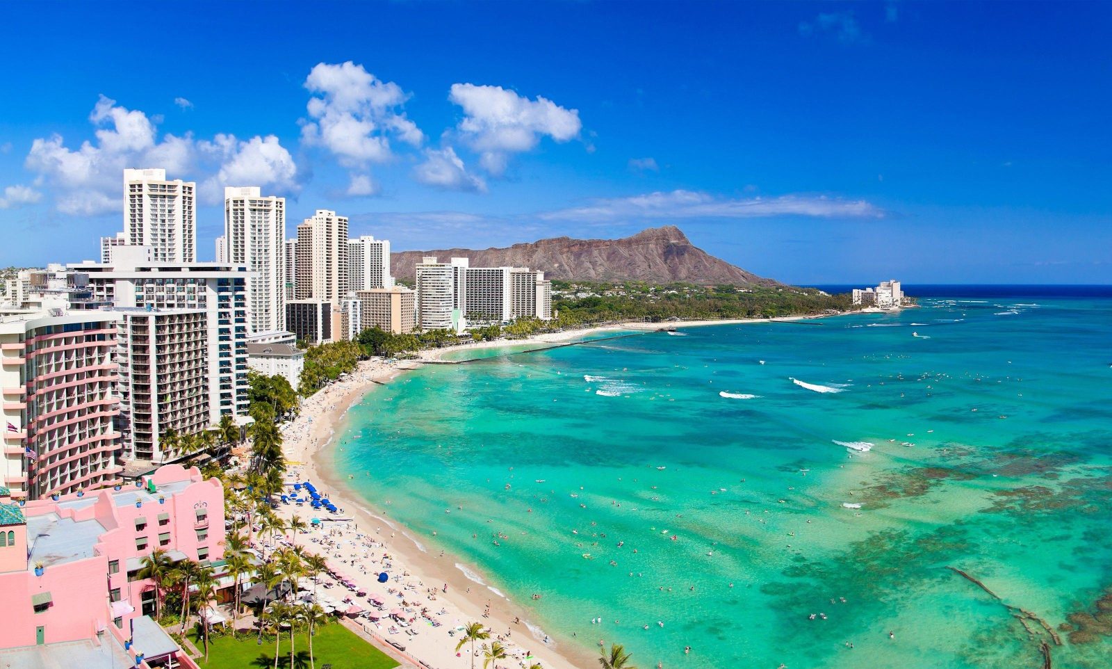 Waikiki Beach shoreline