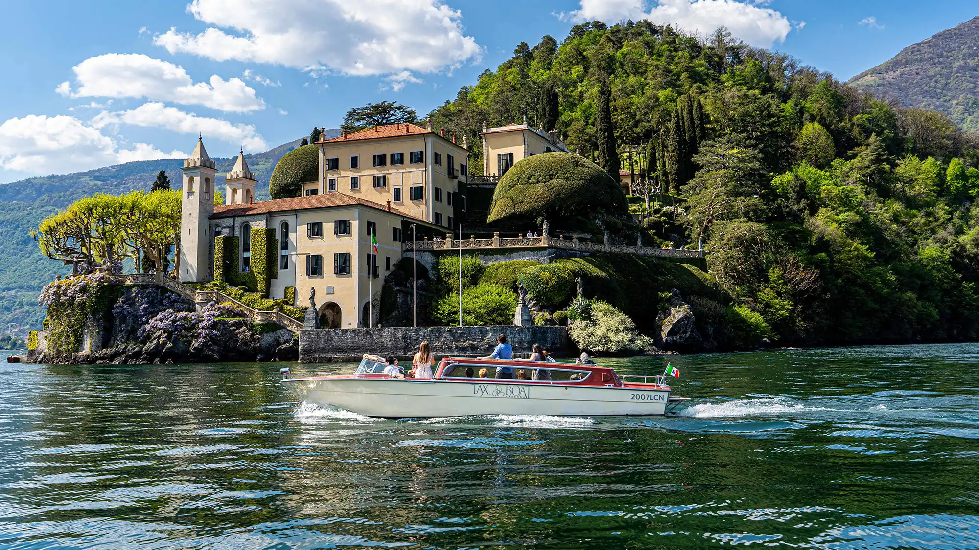 Taxi-Boat Arrival from Lenno