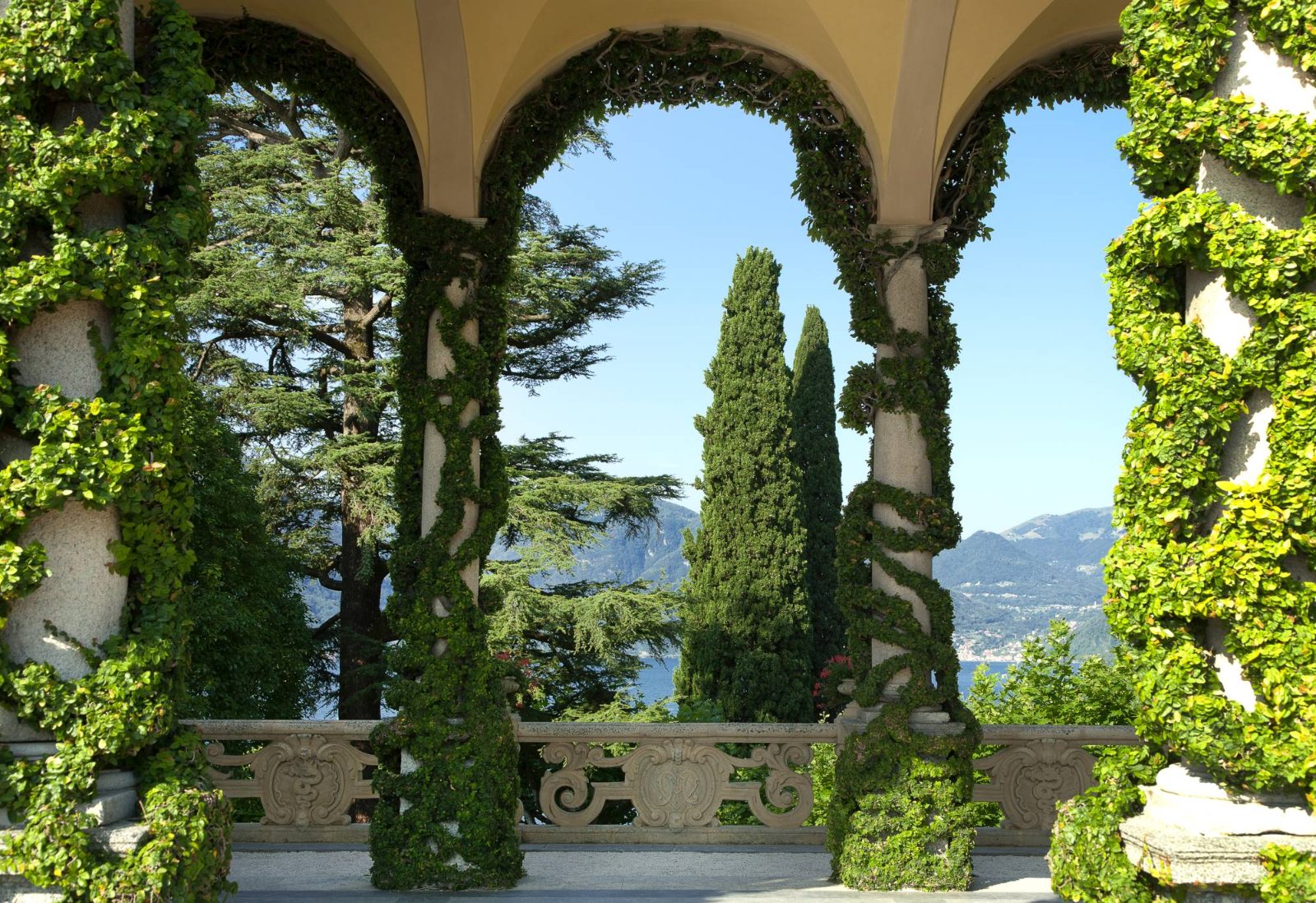 Panorama von der Loggia Durini