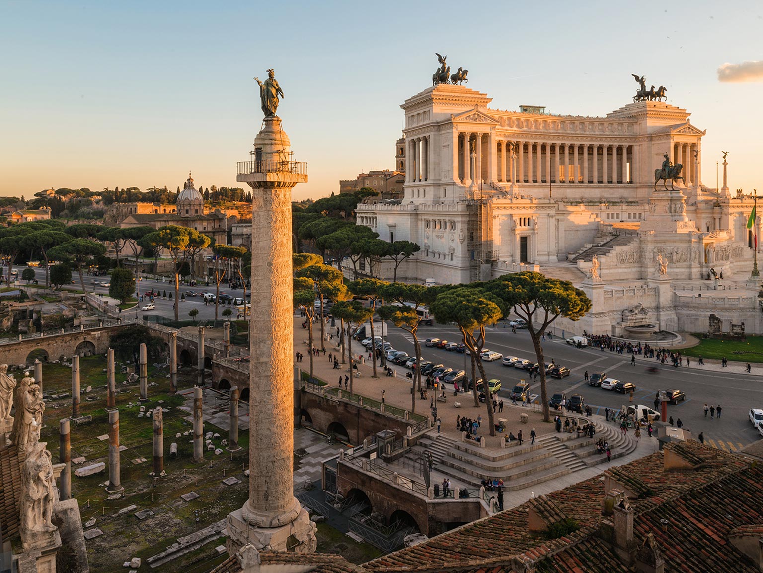 Trajan's Column and Markets of Trajan