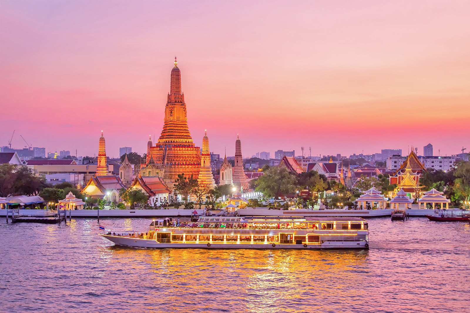 Grand Palace riverside wall