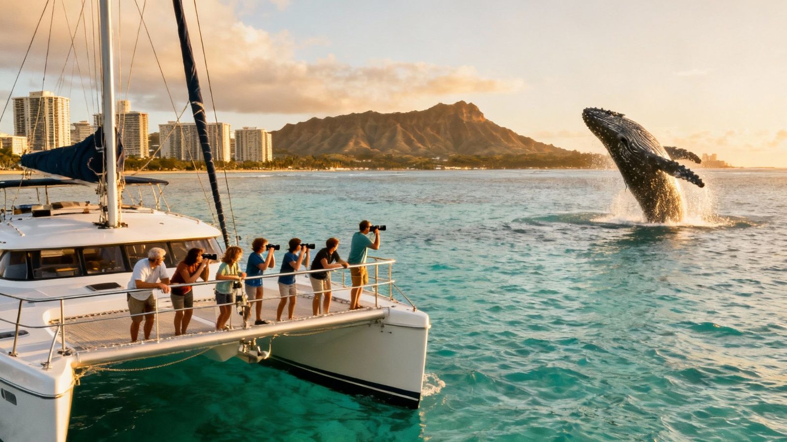 Honolulu Whale Watching Cruise
