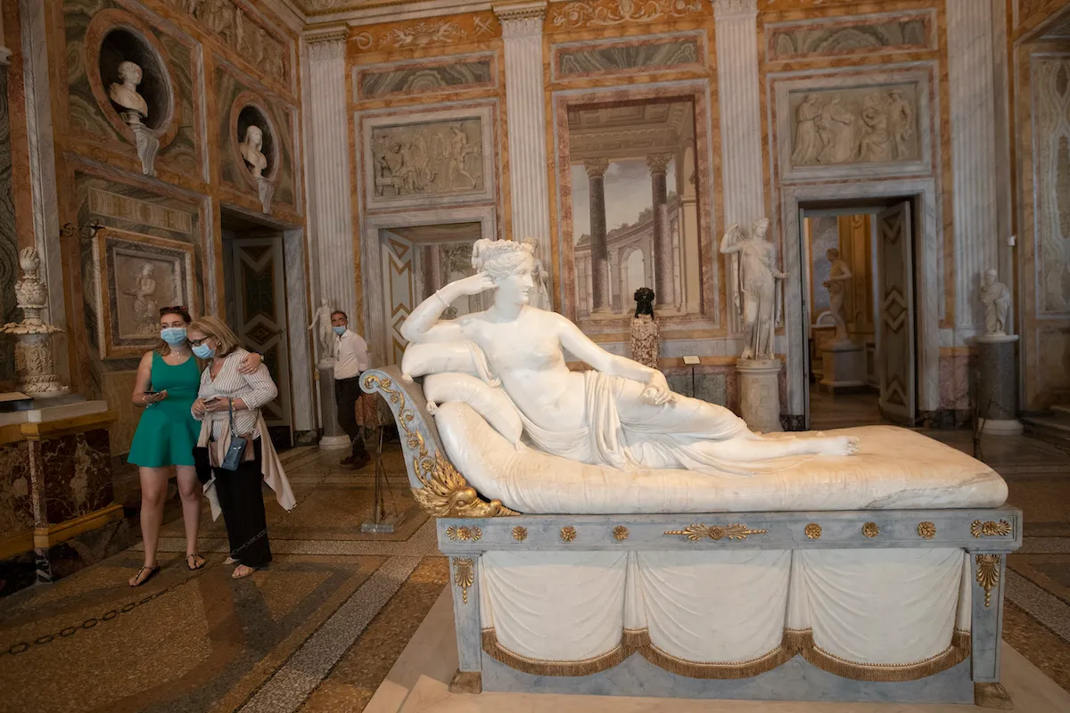 Pauline Bonaparte as Venus by Canova