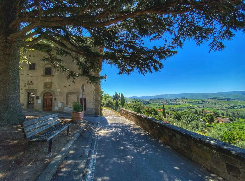Panzano in Chianti Church Square