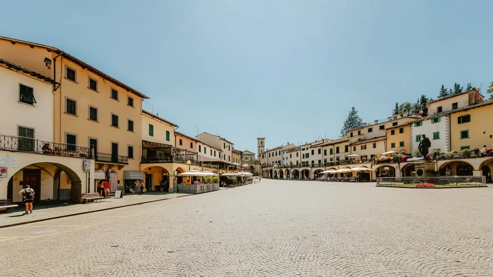 Piazza Matteotti in Greve in Chianti
