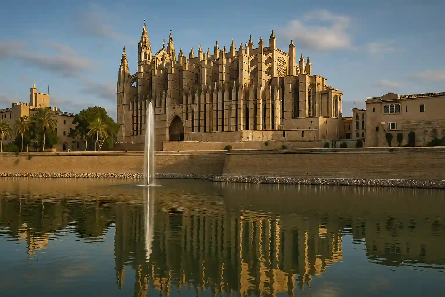 Visiting Palma Cathedral on Mallorca