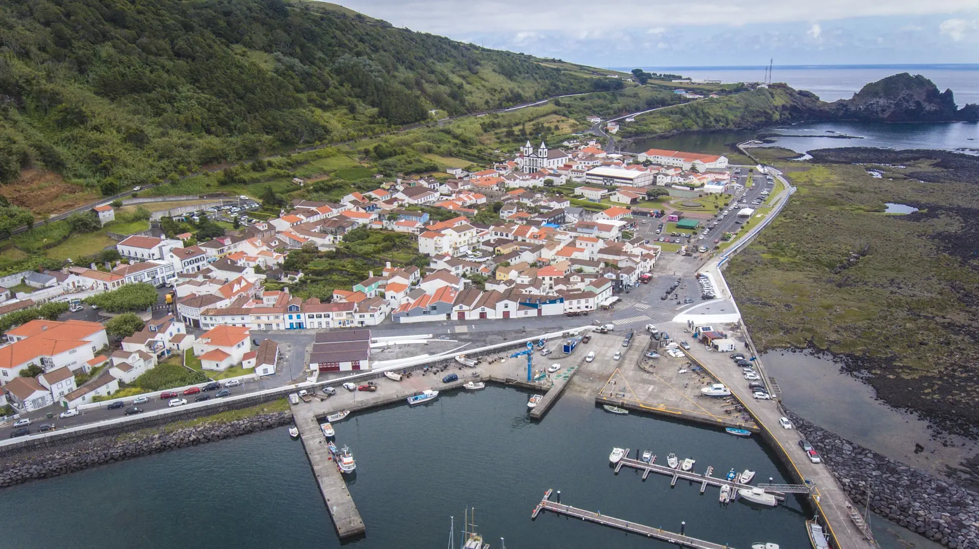 Lajes do Pico Harbour Wall