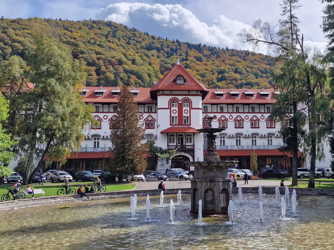 Sinaia town centre district