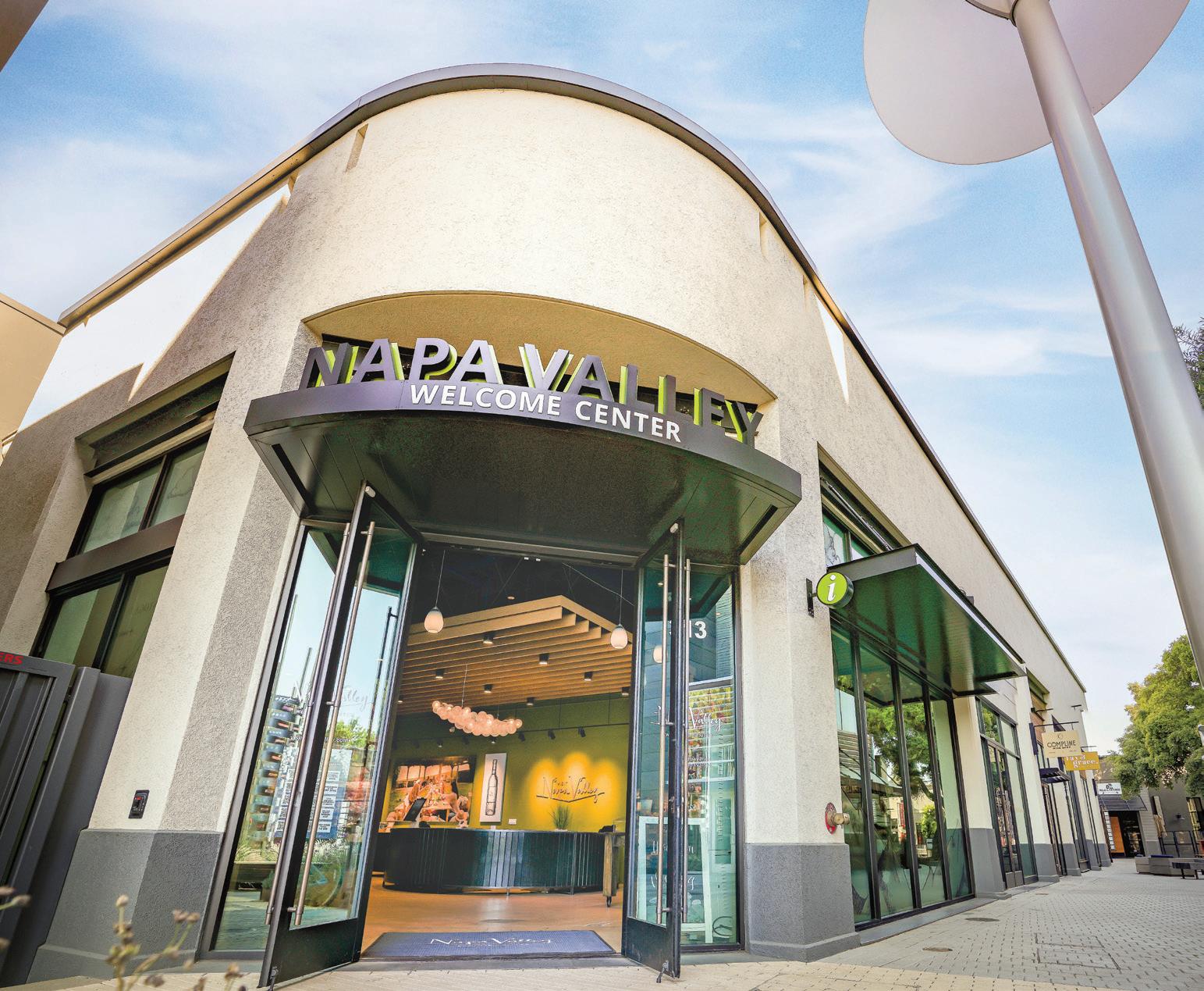 Napa Valley Welcome Center Entrance