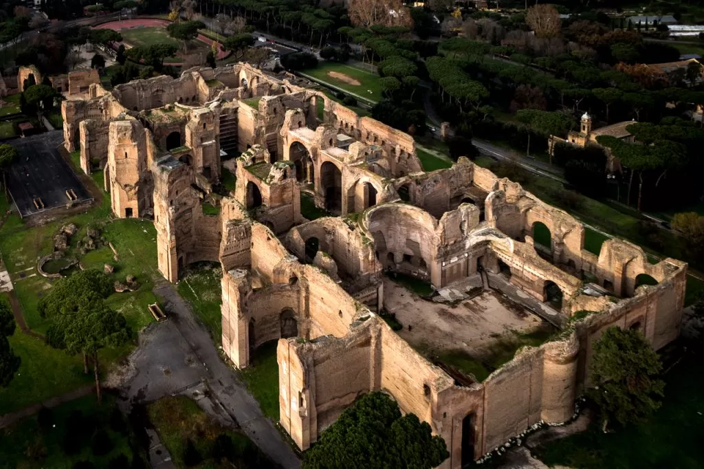 Exploring the Baths of Caracalla