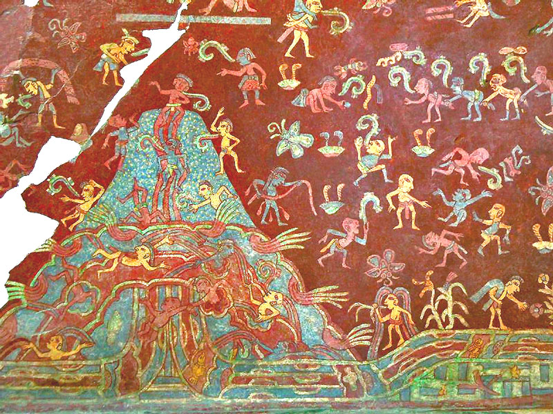 Palacio de Tepantitla & Paradise of Tláloc Mural