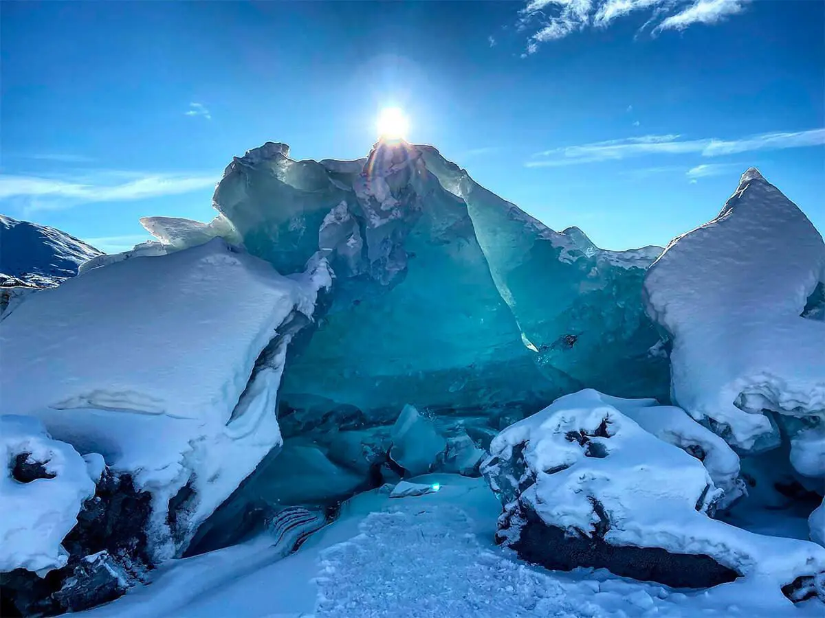 Exploring Matanuska Glacier Winter Trails