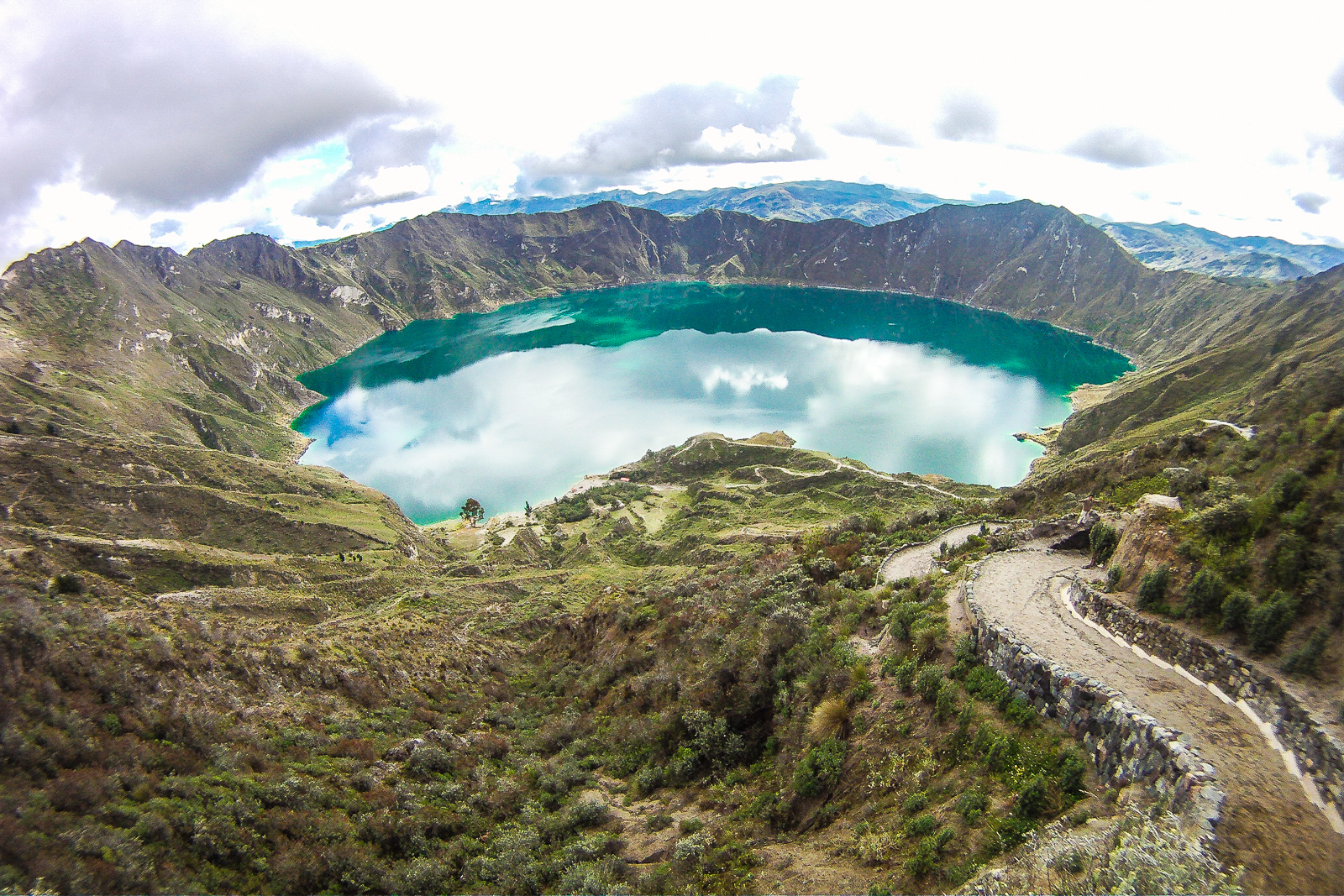 Quilotoa Crater Lagoon
