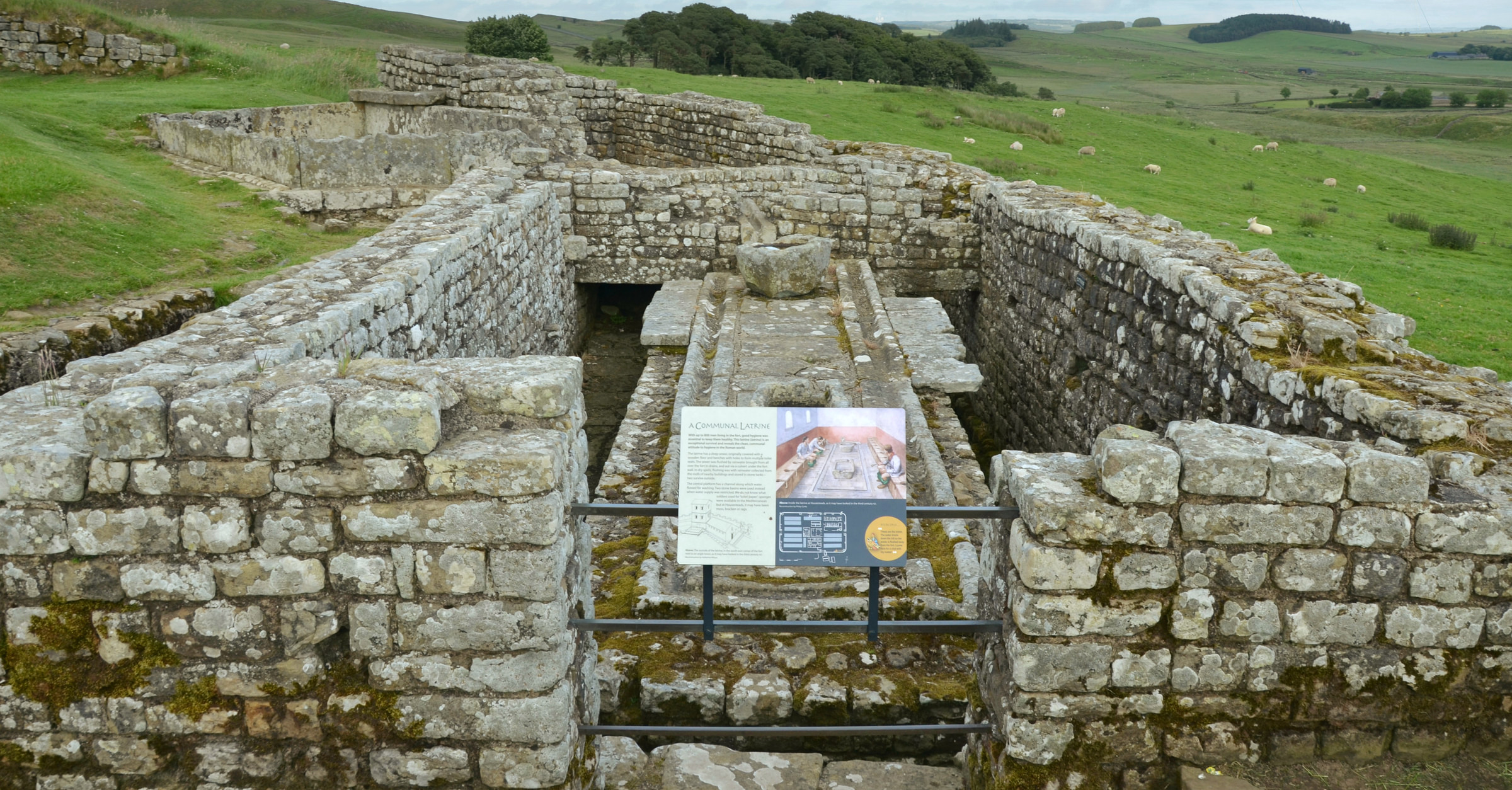 Housesteads Roman Latrine