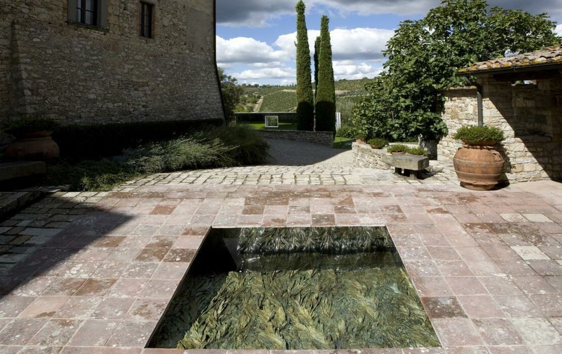 Castello di Ama Courtyard