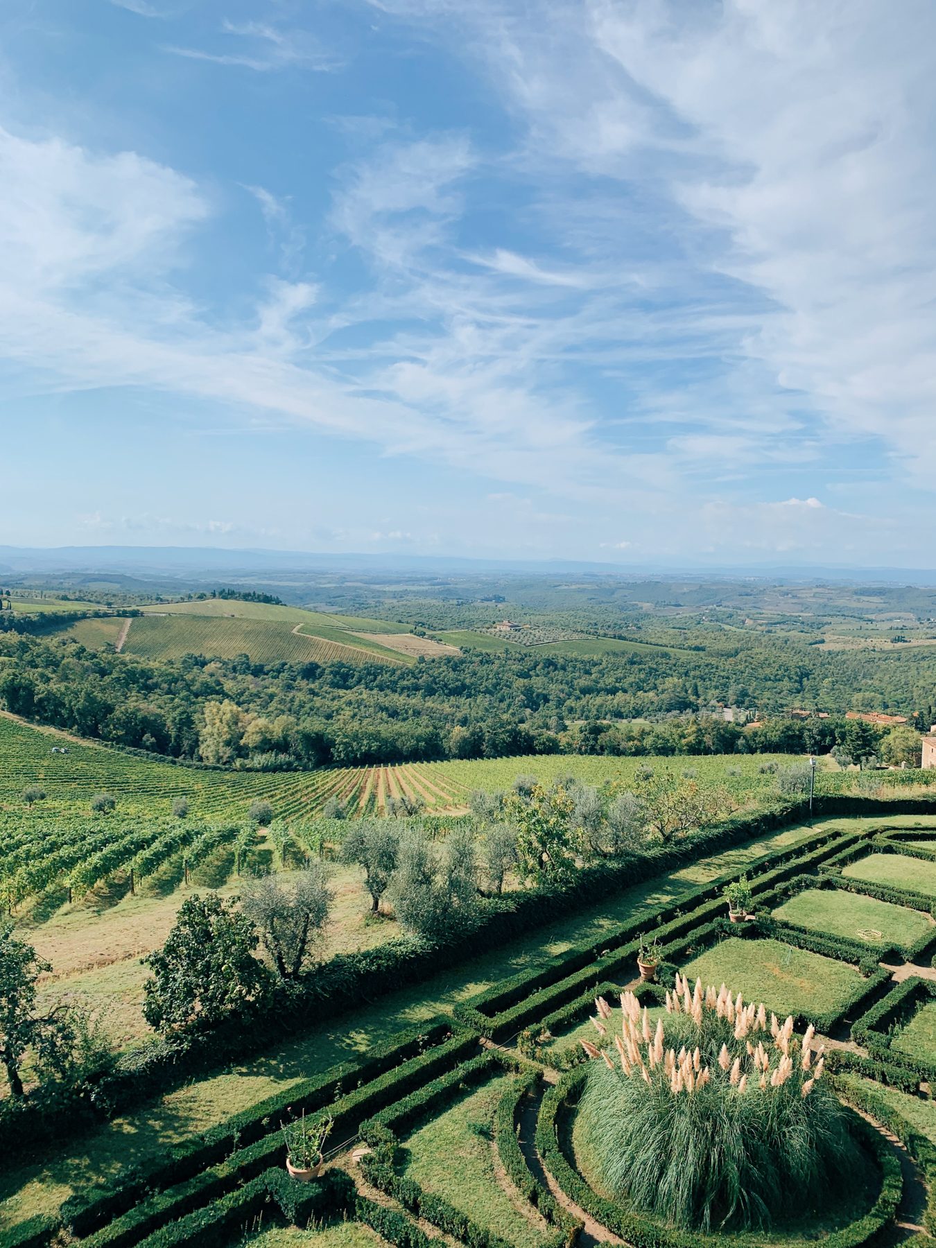 Castello di Brolio Terrace