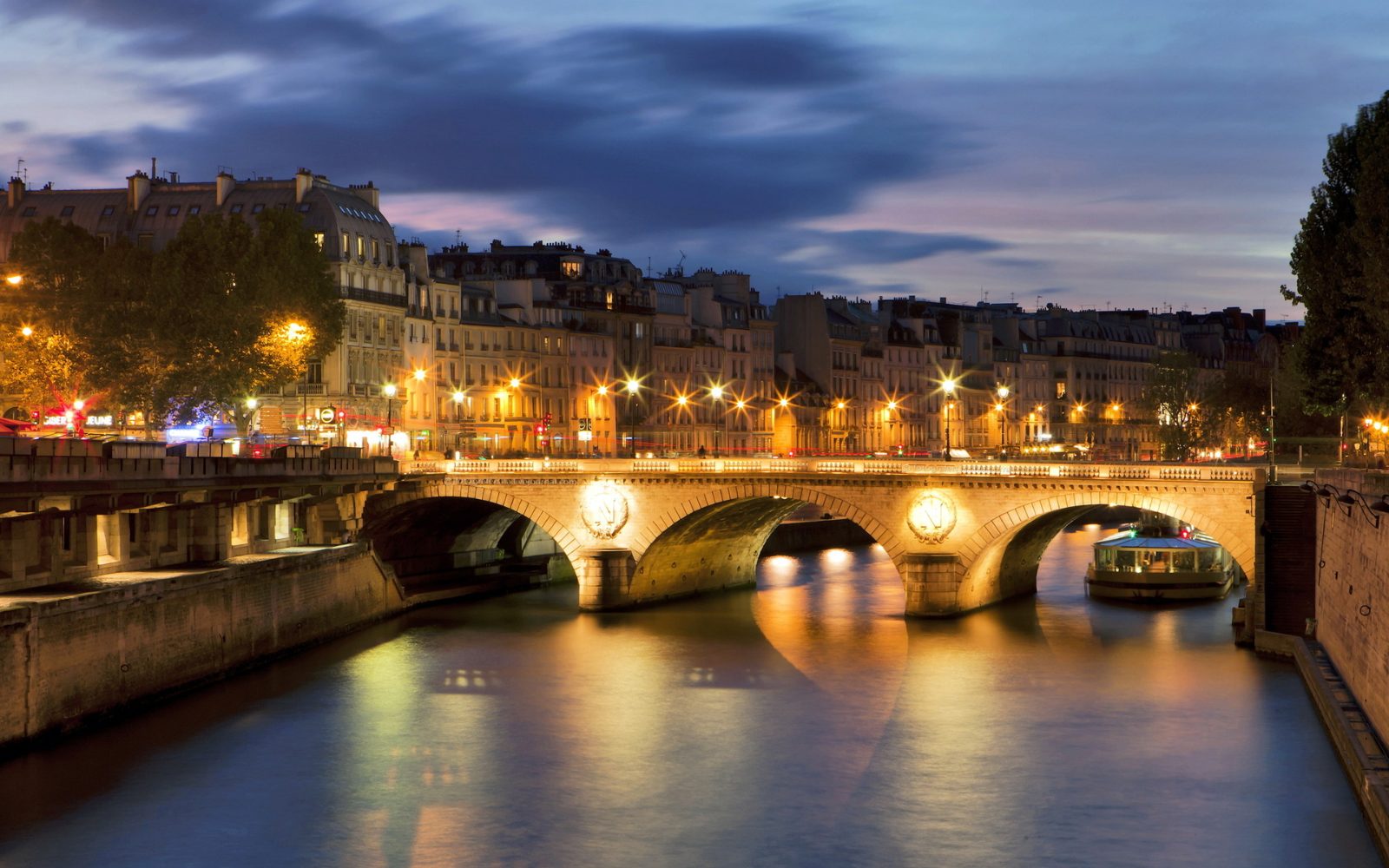 Seine River Bridge Underside