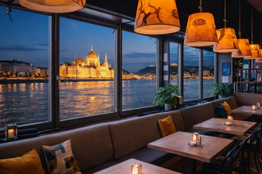 Crociera con cena sul Danubio a Budapest — Navigazioni serali con intrattenimento dal vivo