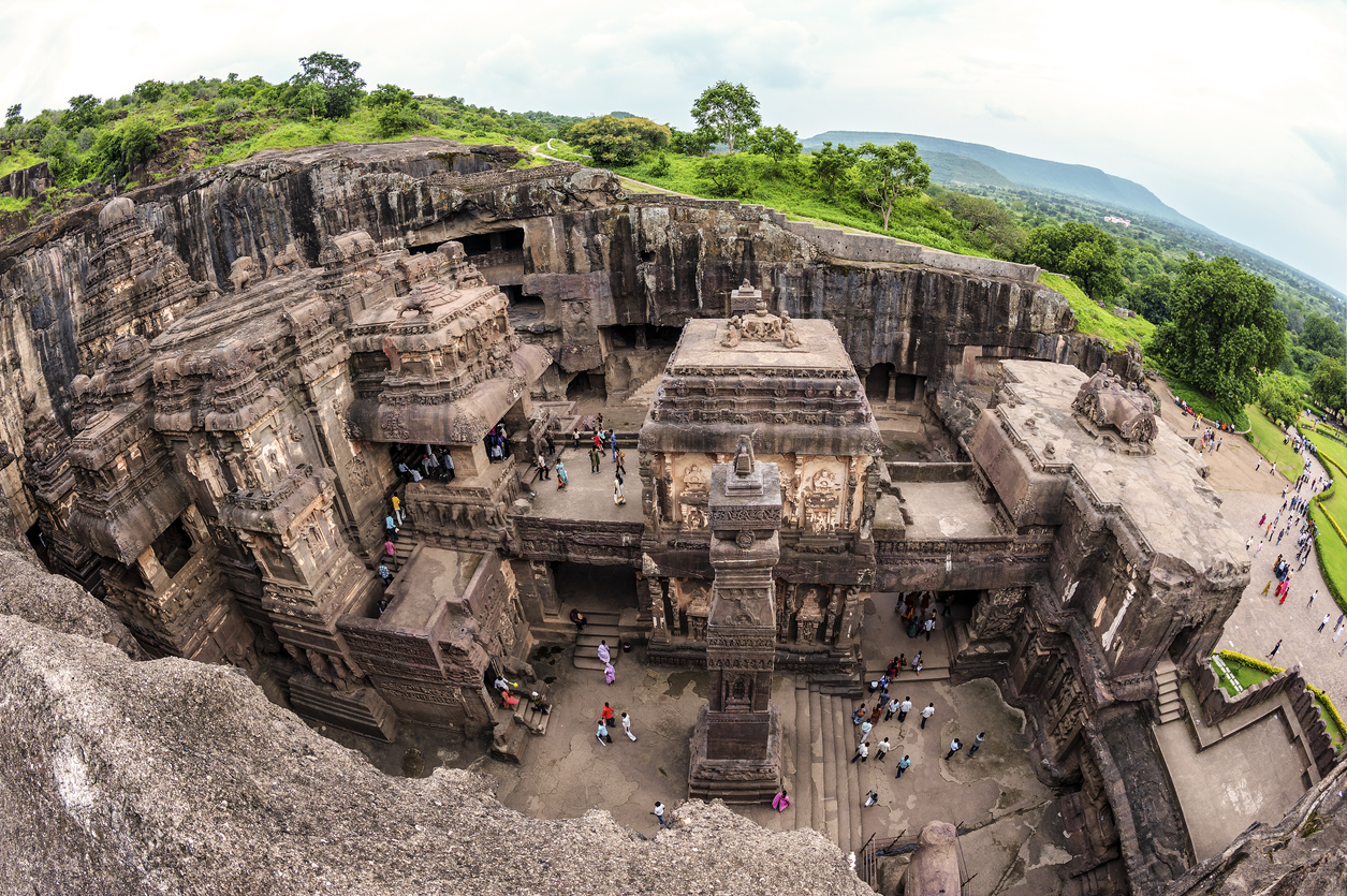 Explore the Rock-Cut Ellora Caves