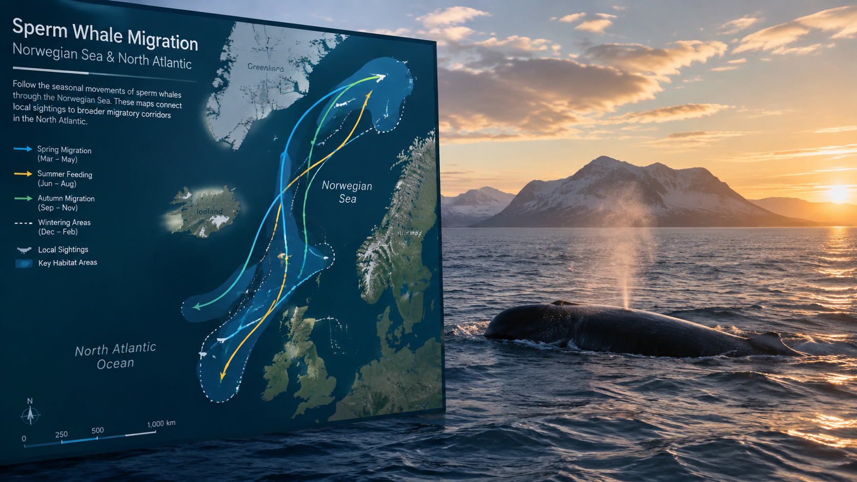 Whale Migration Maps