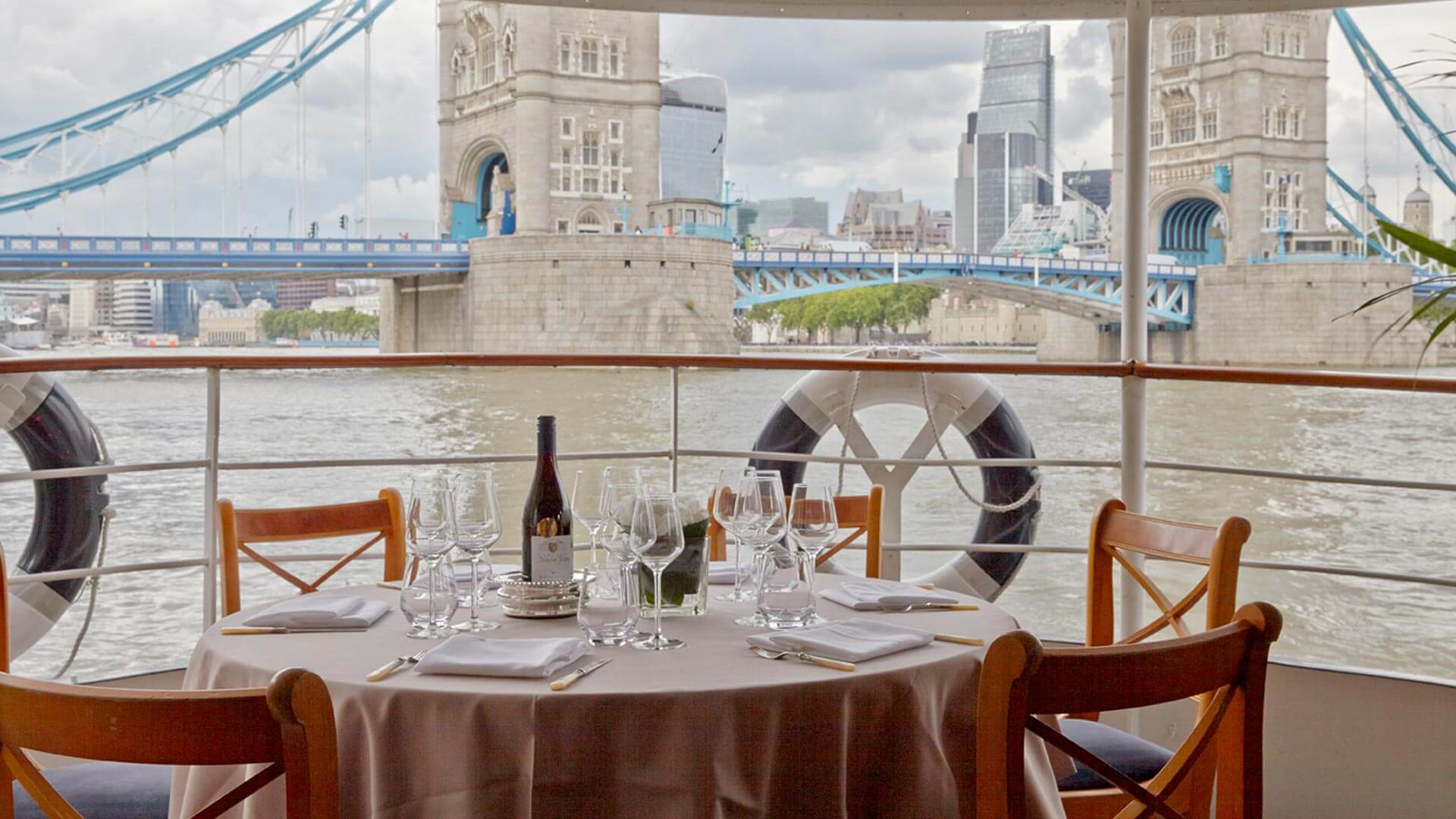 London Thames River Cruise Lunch