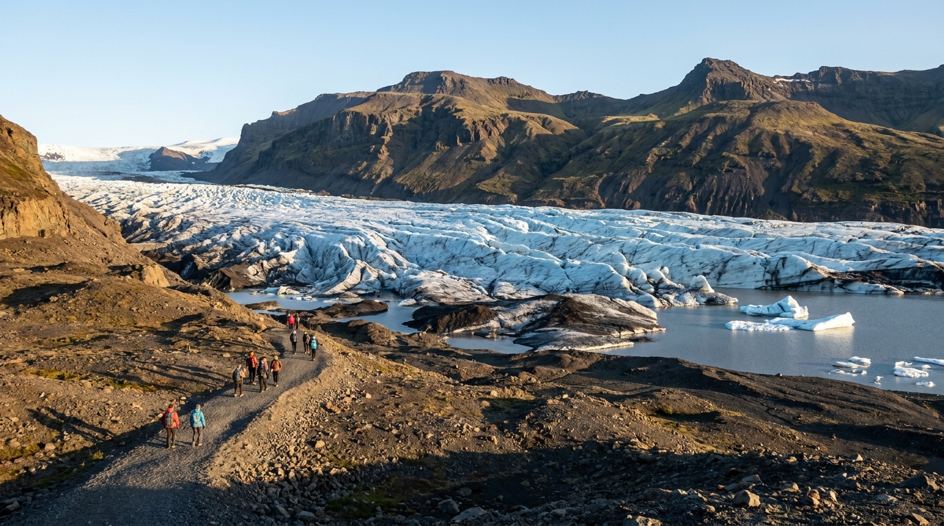 Skaftafellsjökull Glacier Tongue