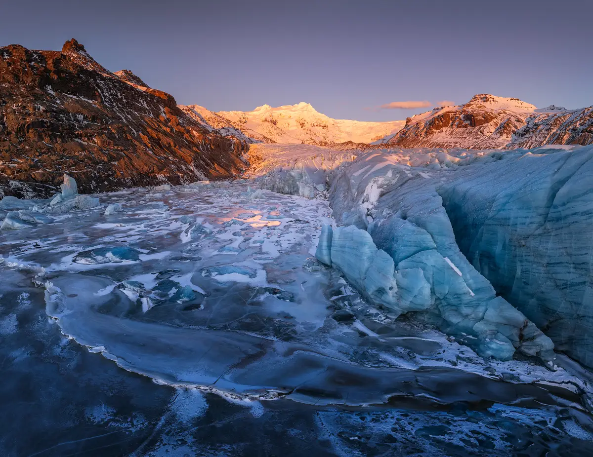 Falljökull Glacier Tongue