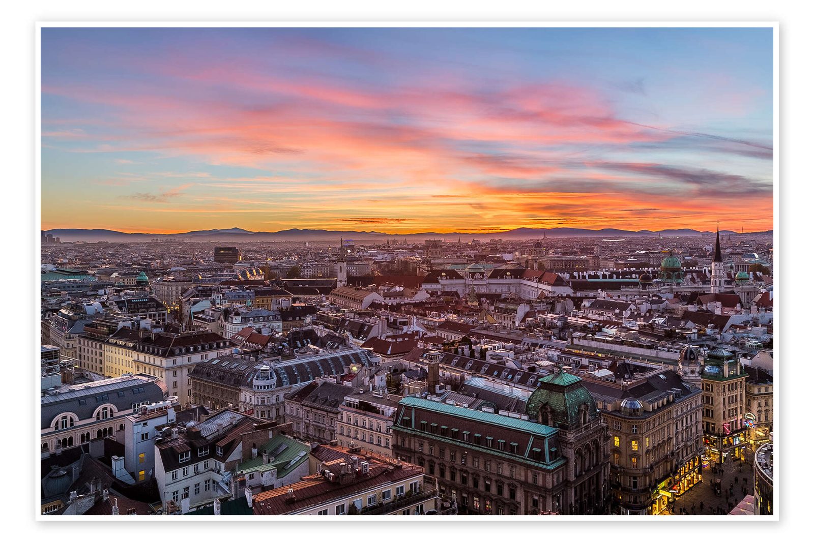 Vienna City Skyline