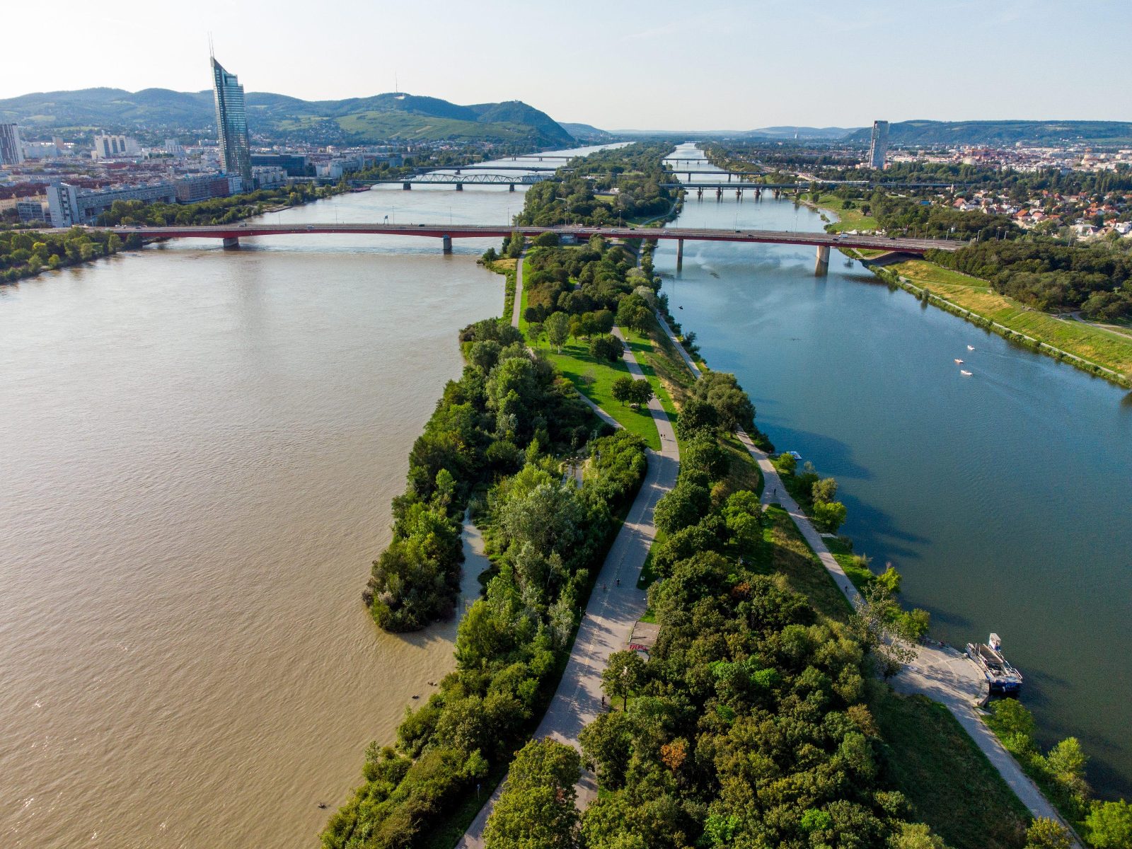 Donauinsel Waterfront Path