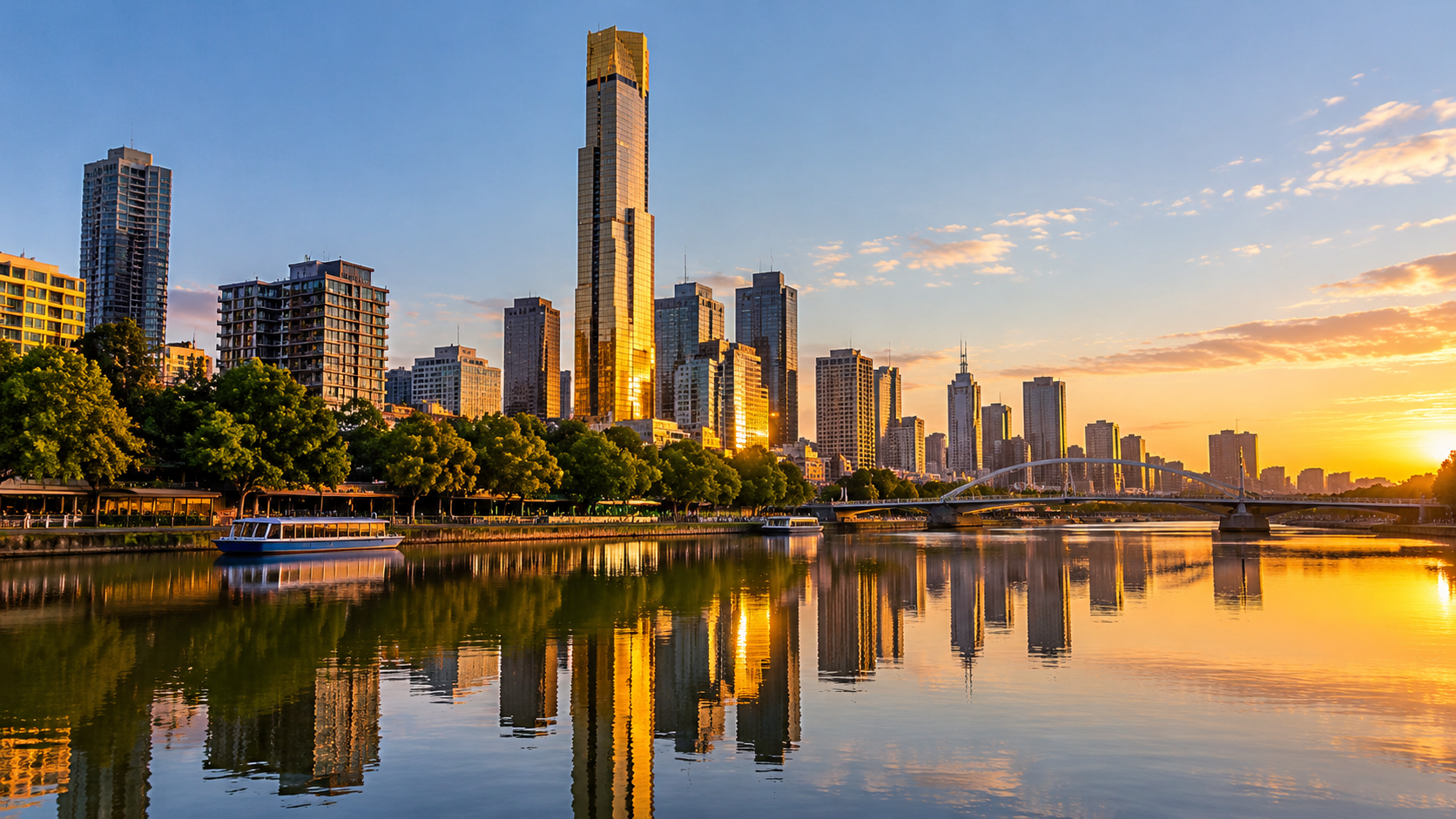 Eureka Tower Reflection
