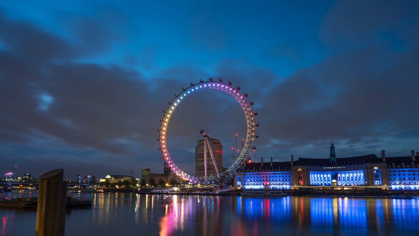 Blickwinkel vom London Eye