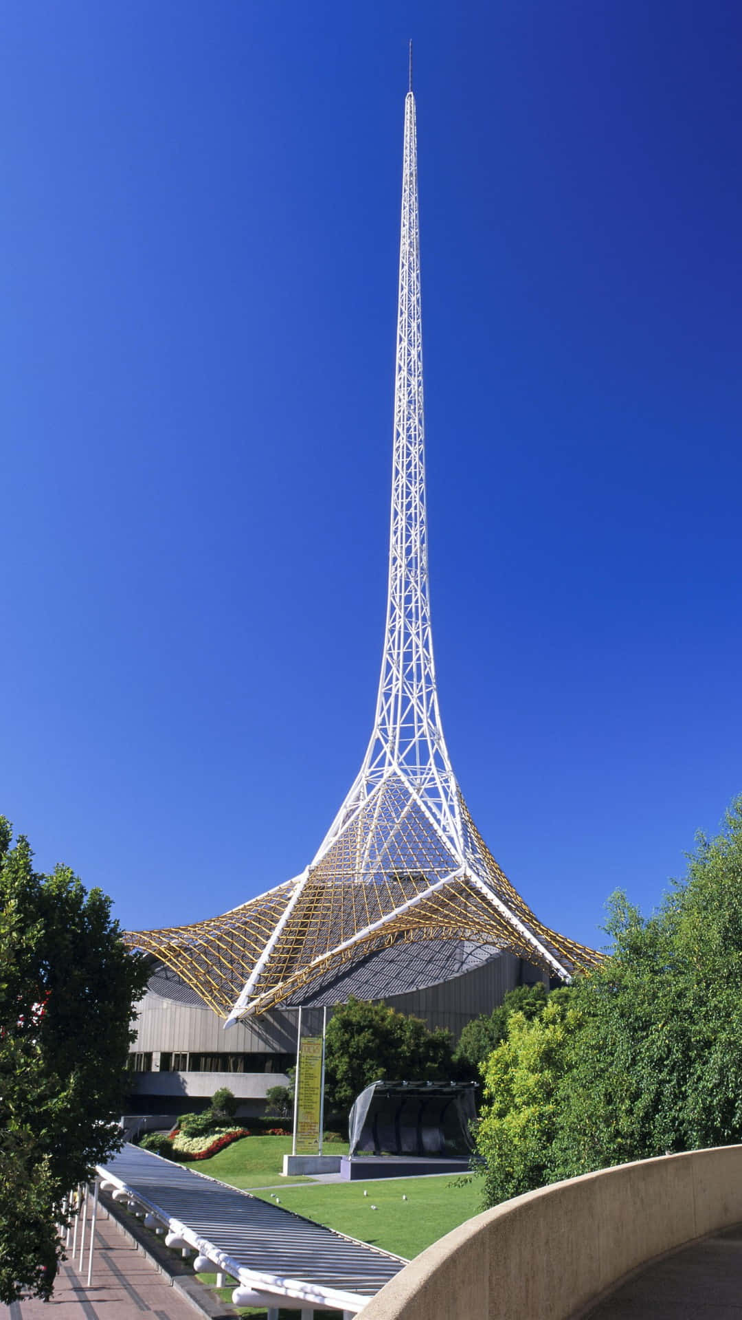 Dominating the skyline, this skyscraper offers a distinct silhouette visible throughout your 2-hour river tour.