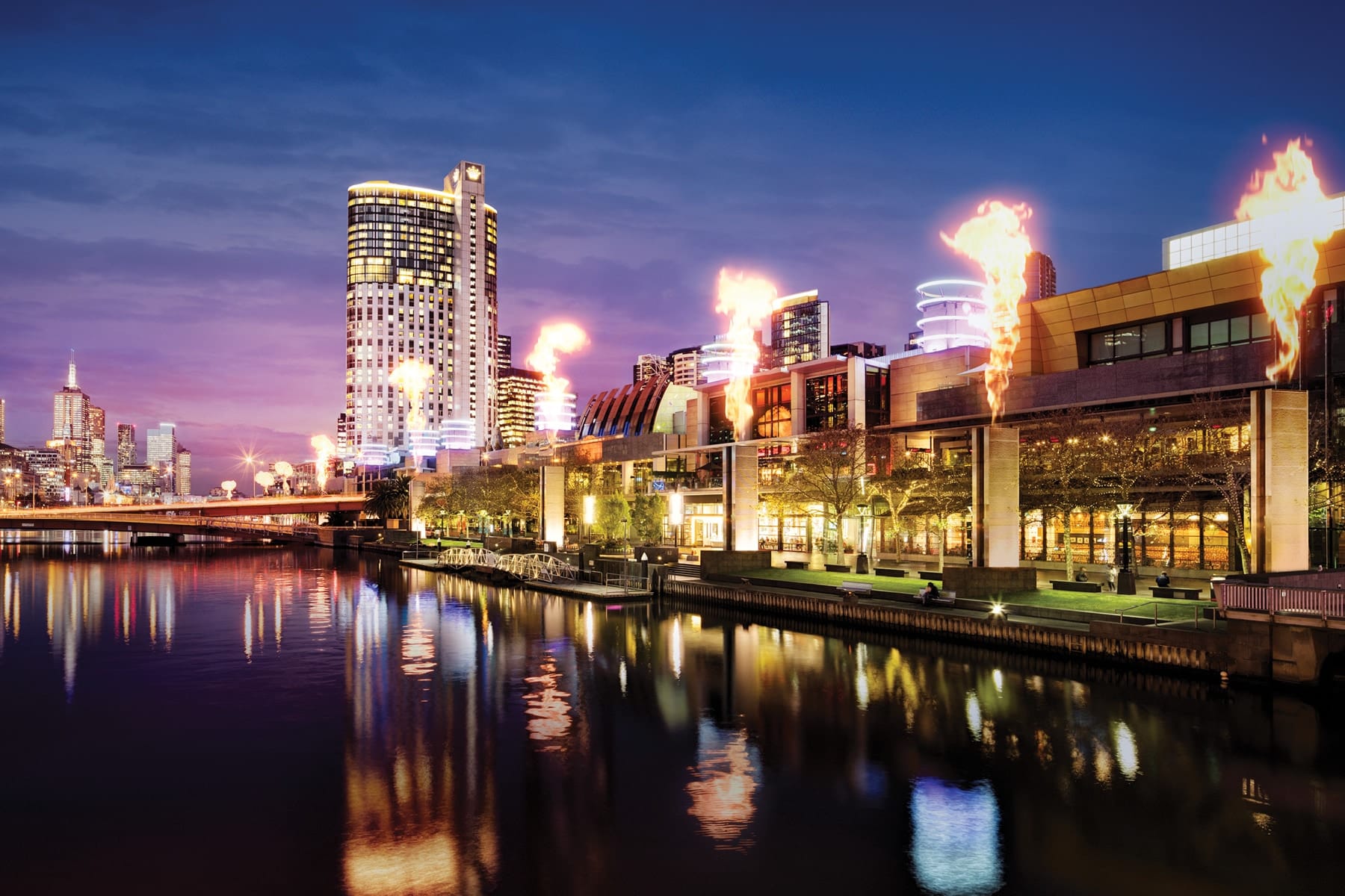 Southbank Promenade Skyline