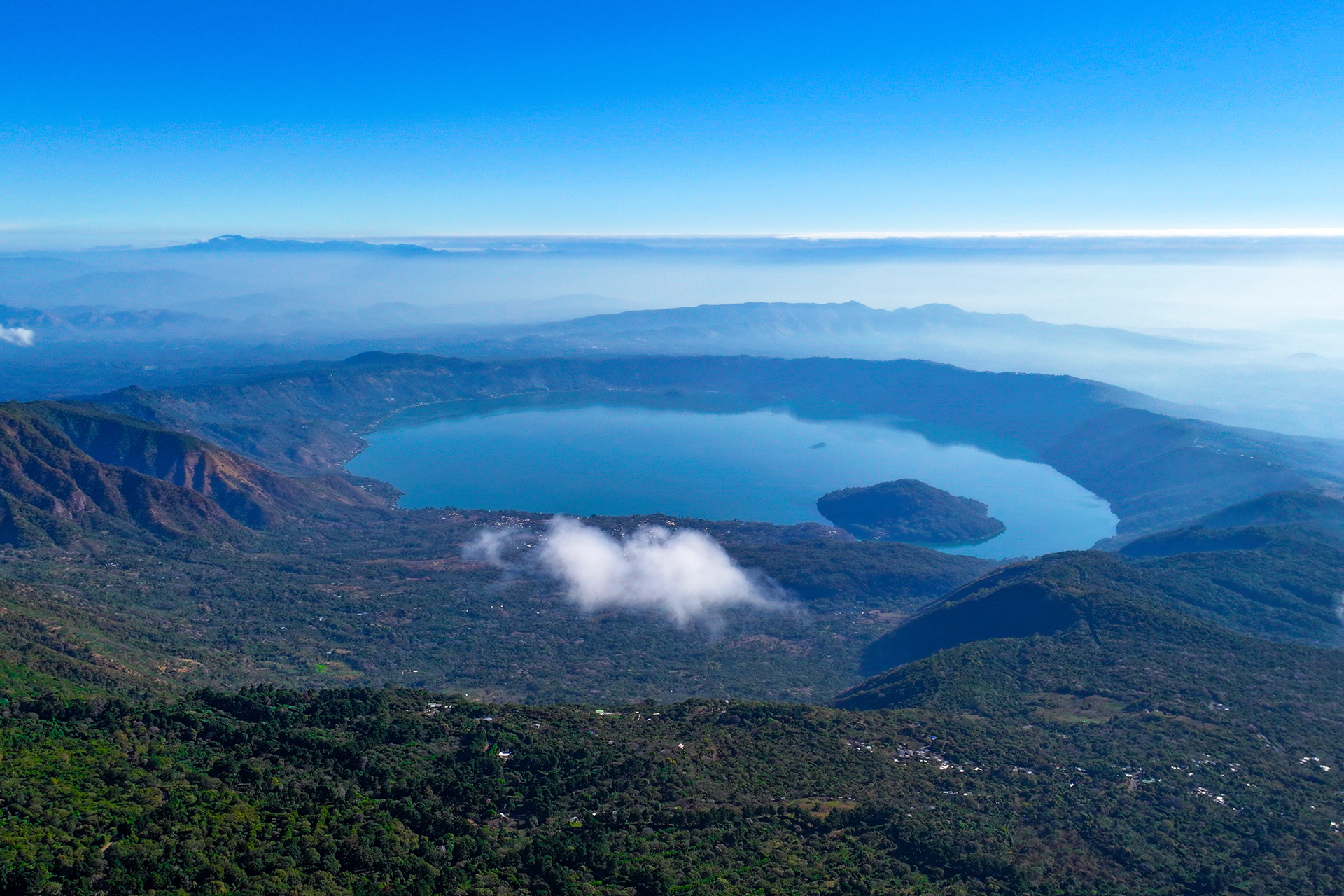 Coatepeque Caldera Panorama