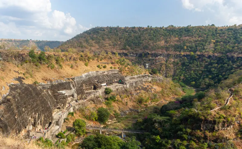 Exploring the Ajanta Caves Rock Sanctuary
