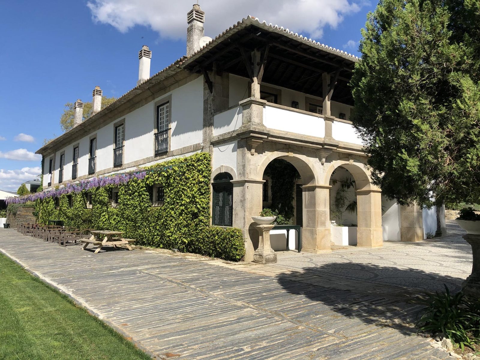 The Historic Winery Facade