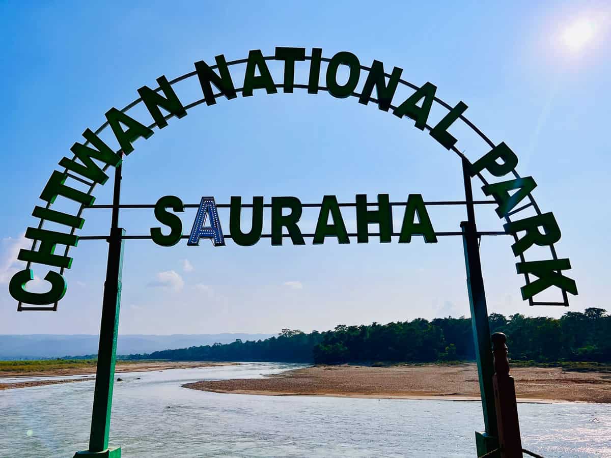 Sauraha Park Entrance Gate