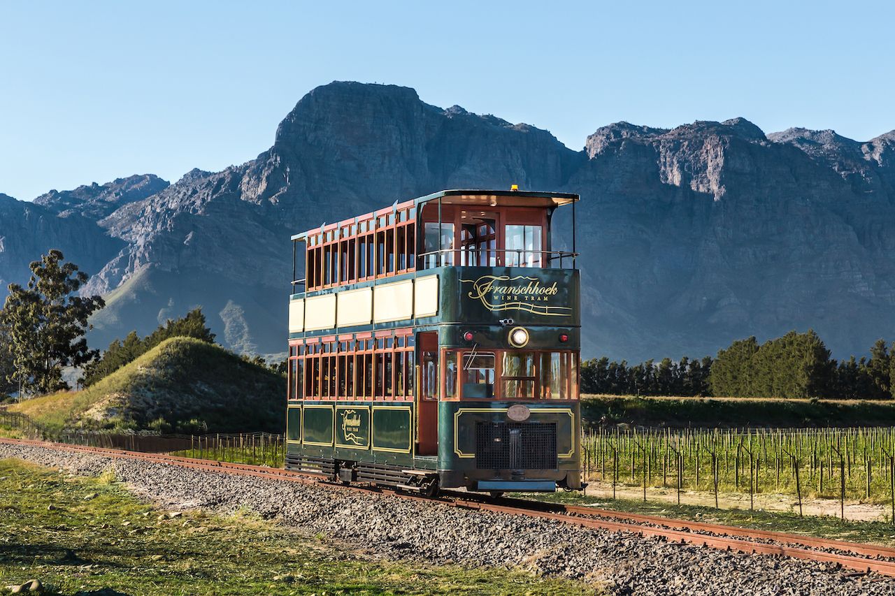 Franschhoek Wine Tram Boarding Platform