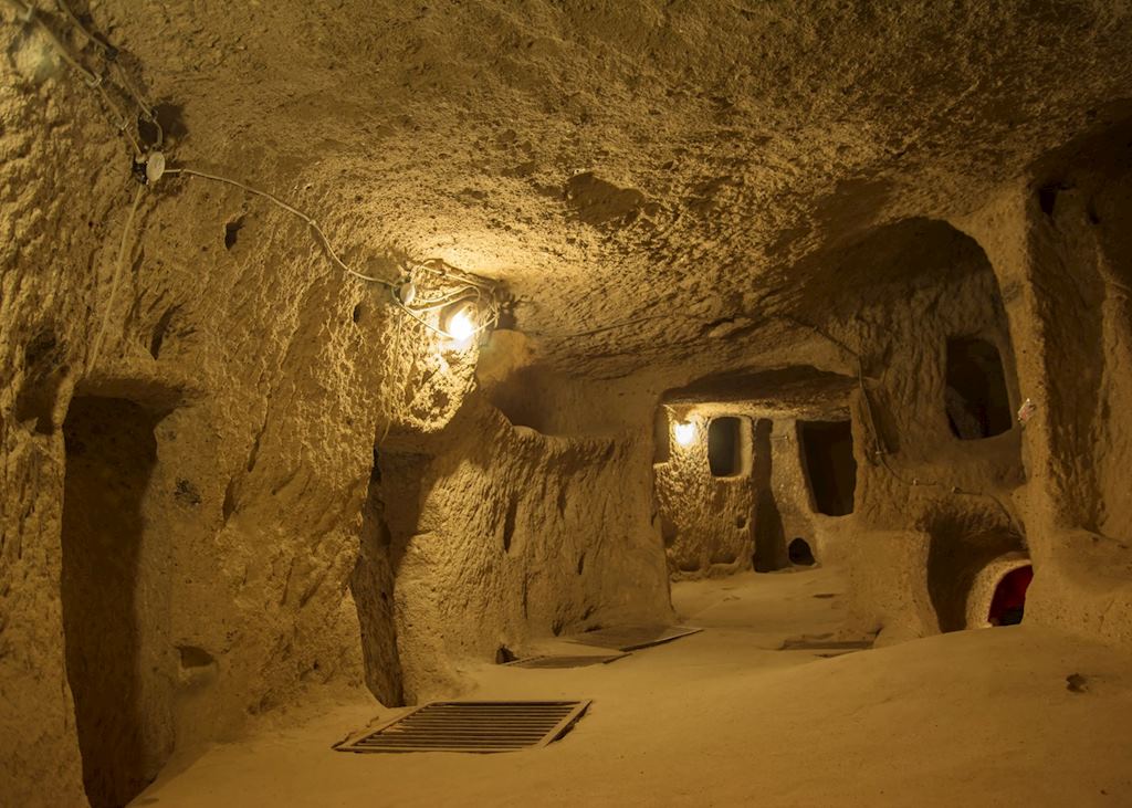 Exploring Kaymakli Underground City