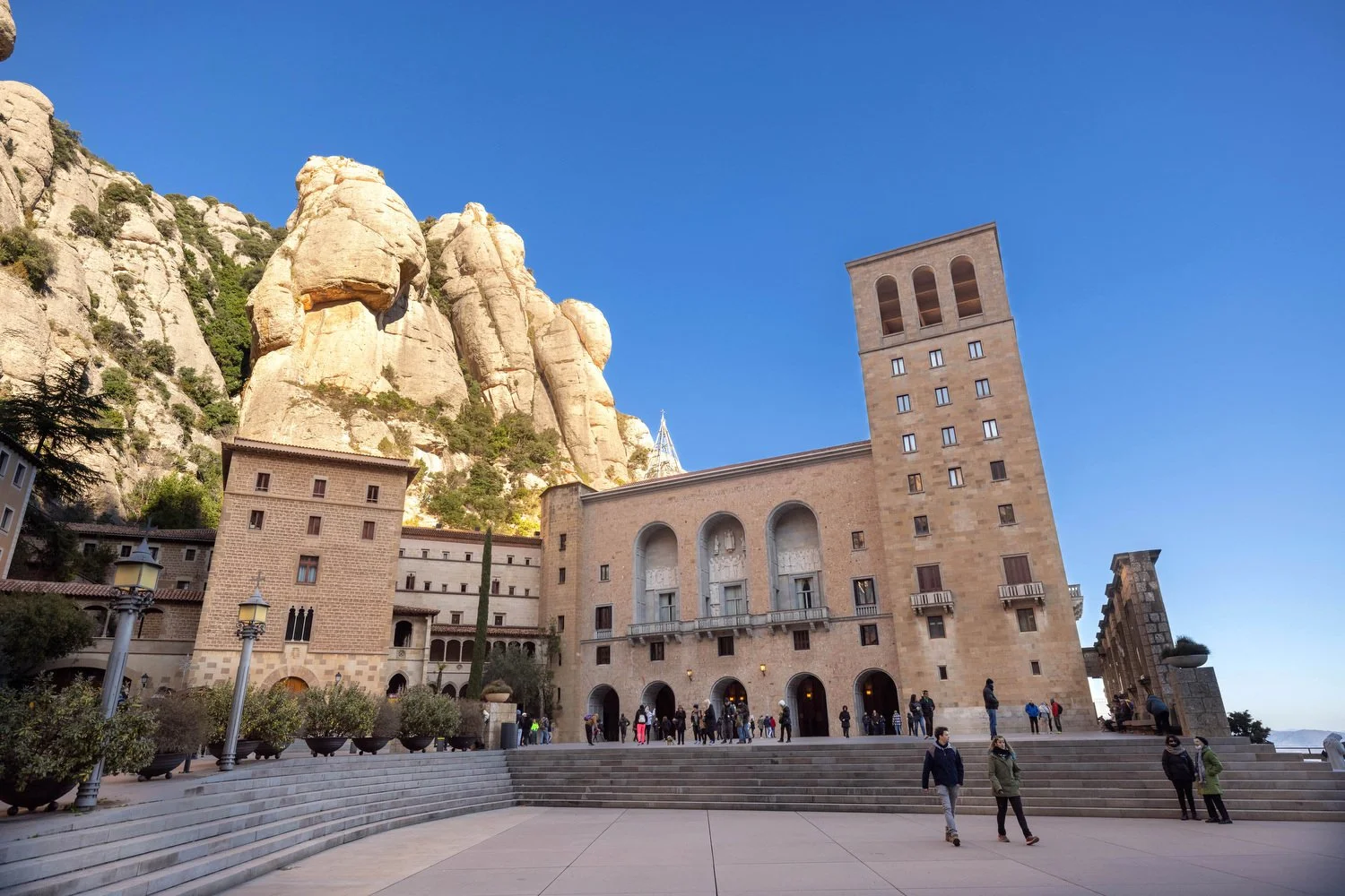 Santa Maria de Montserrat Basilica Facade