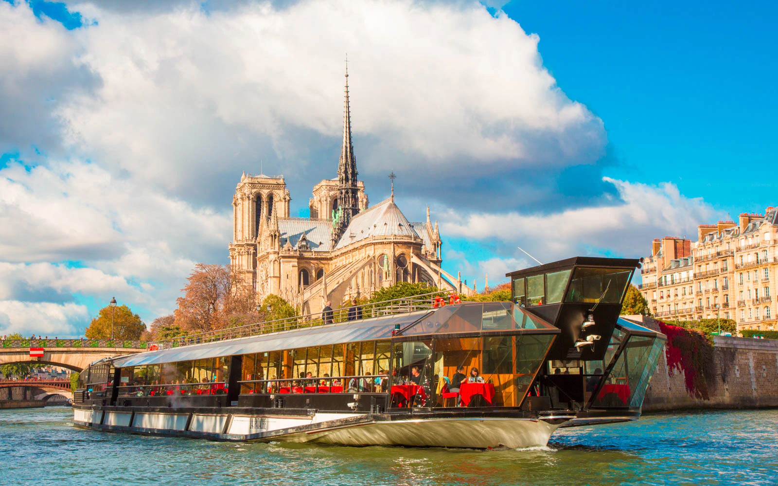 Eiffel Tower Seine River Cruise at Night