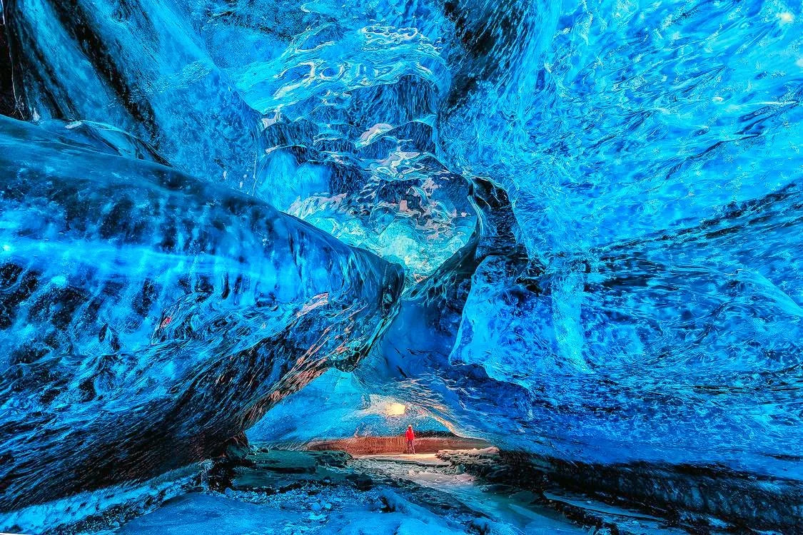 Blue Ice Cave Visit