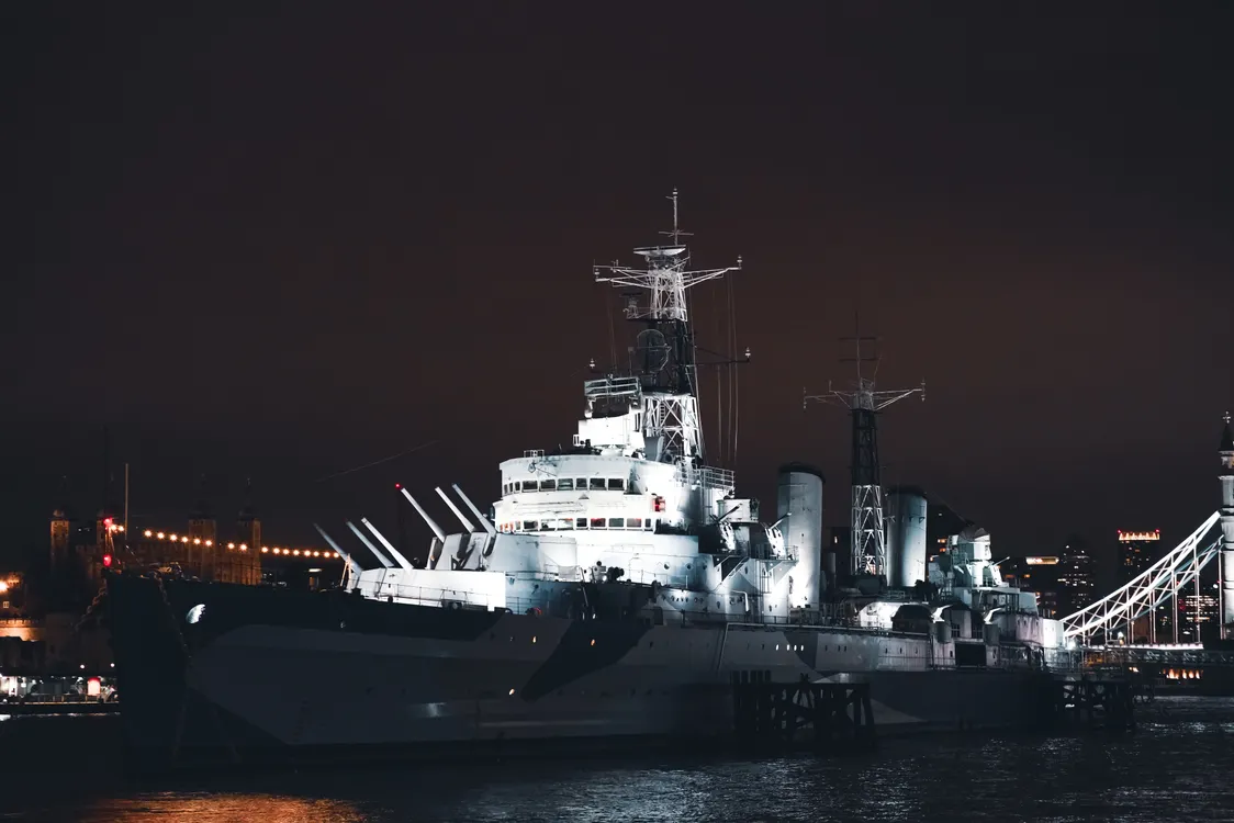 HMS Belfast Deck