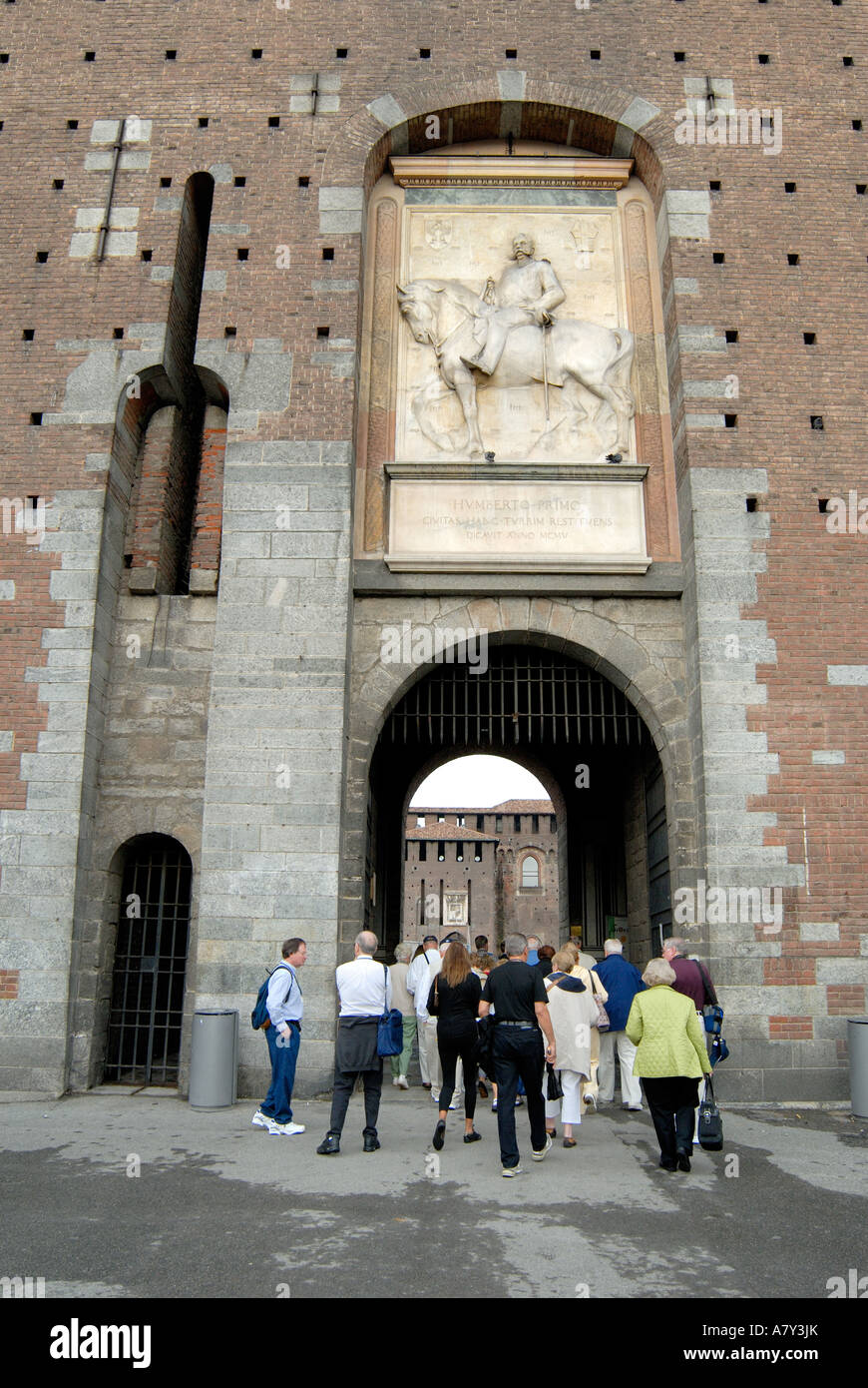 Filarete Tower main entrance