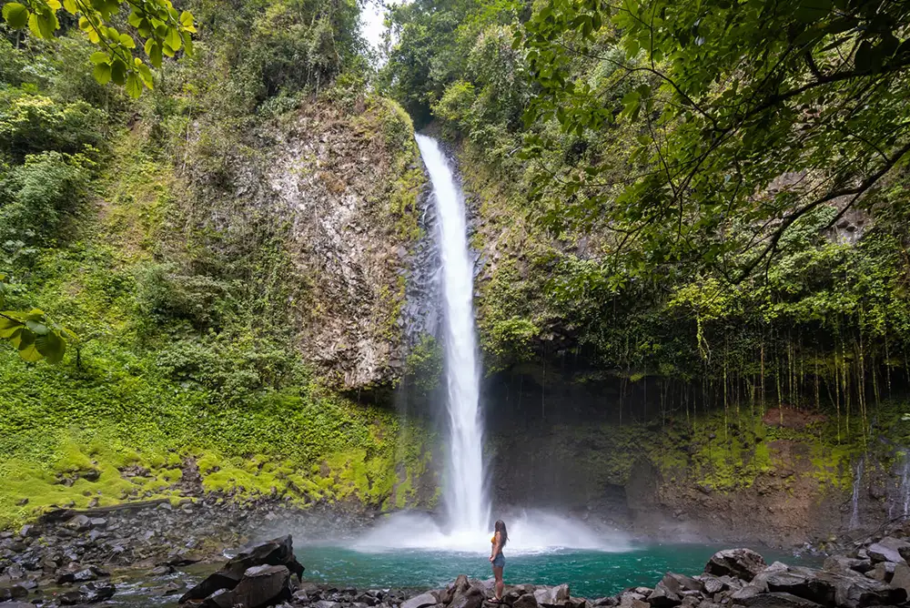Visiting the La Fortuna Waterfall