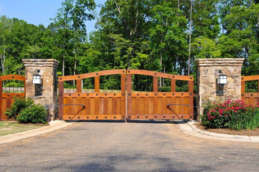 Miraval Estate Stone Gate
