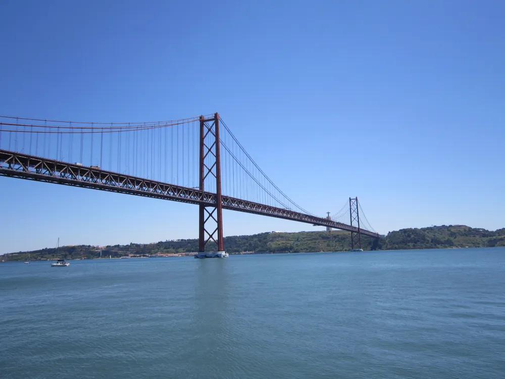 25 de Abril Bridge Perspective