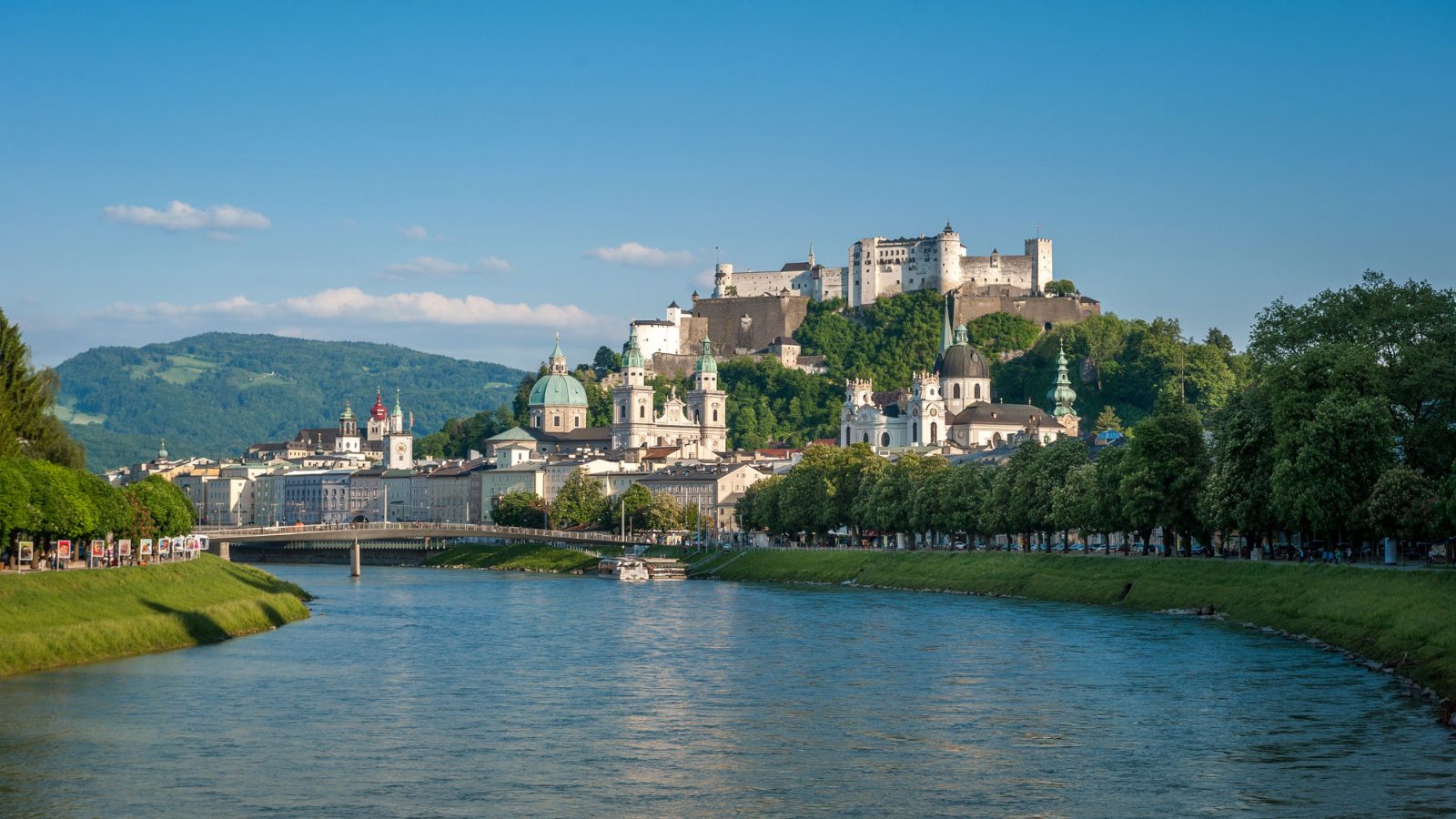 Hohensalzburg Fortress from Salzach