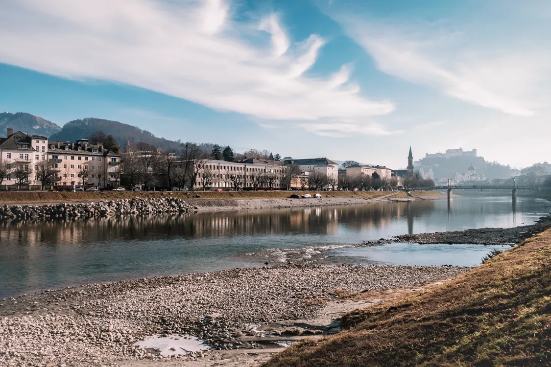 Salzach Riverside Promenade