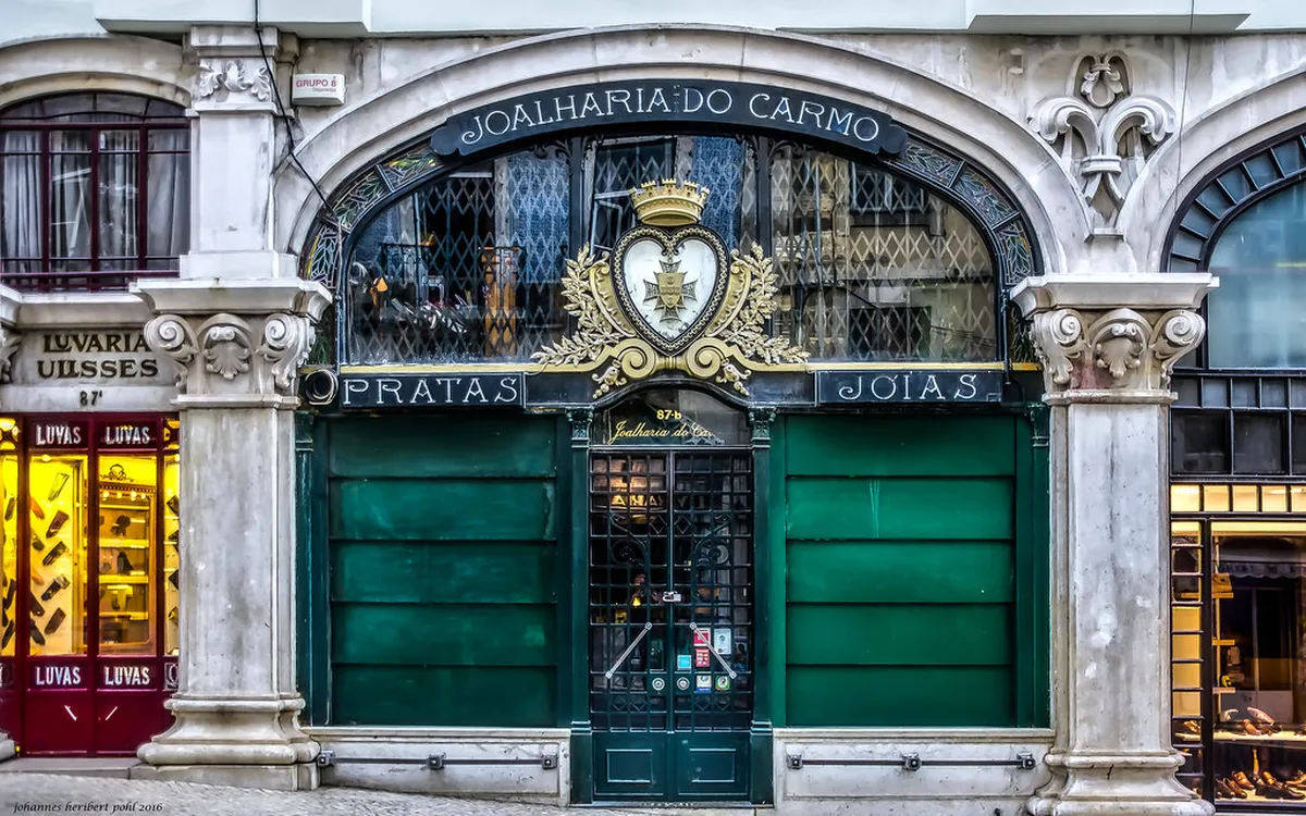 Chiado historic storefronts